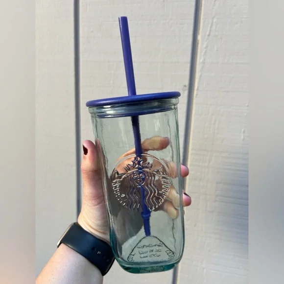 Starbucks 2025 Recycled Triangle Glass 💜 - Picture 7 of 10